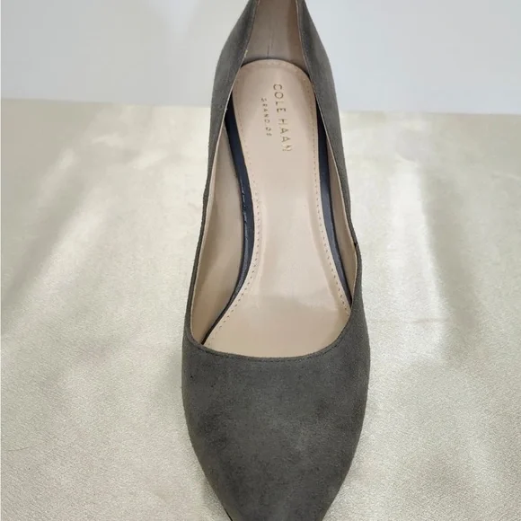 Cole Haan Gray Suede Heels - Picture 14 of 15